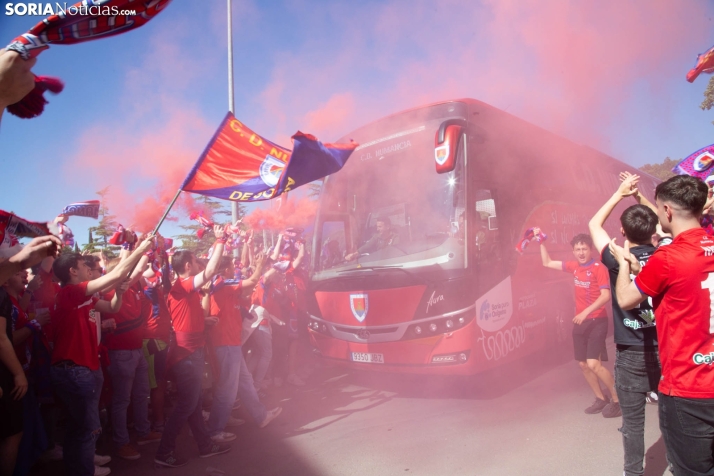 Recibimiento al CD Numancia en Teruel
