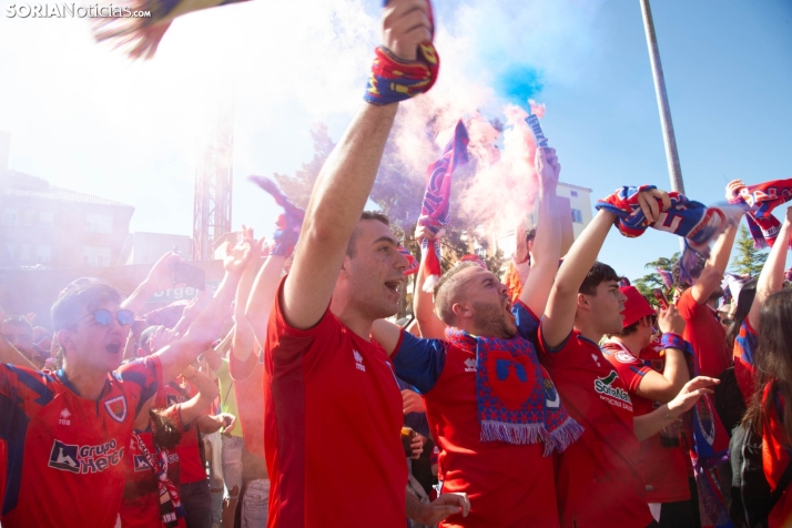 Recibimiento al CD Numancia en Teruel