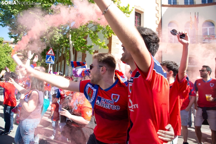 Recibimiento al CD Numancia en Teruel