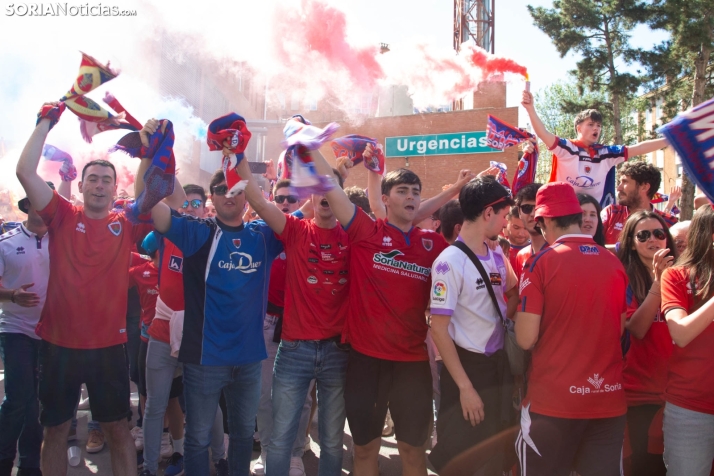 Recibimiento al CD Numancia en Teruel