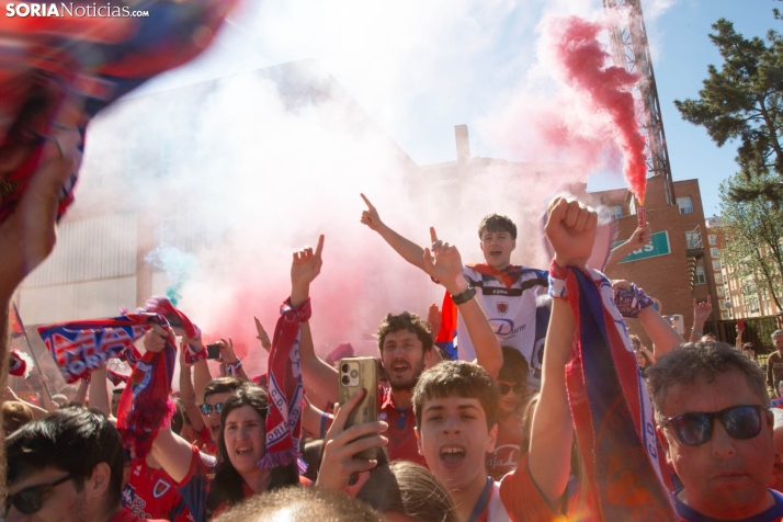 Recibimiento al CD Numancia en Teruel