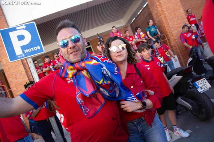 Recibimiento al CD Numancia en Teruel