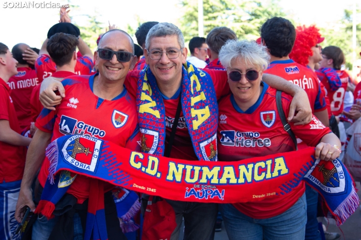 Recibimiento al CD Numancia en Teruel