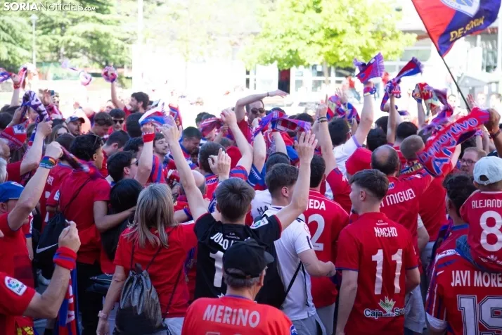 Recibimiento al CD Numancia en Teruel