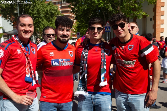 Recibimiento al CD Numancia en Teruel