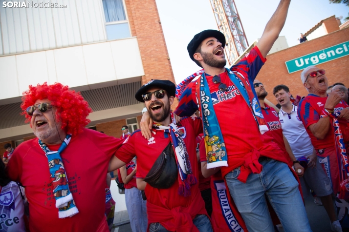 Recibimiento al CD Numancia en Teruel