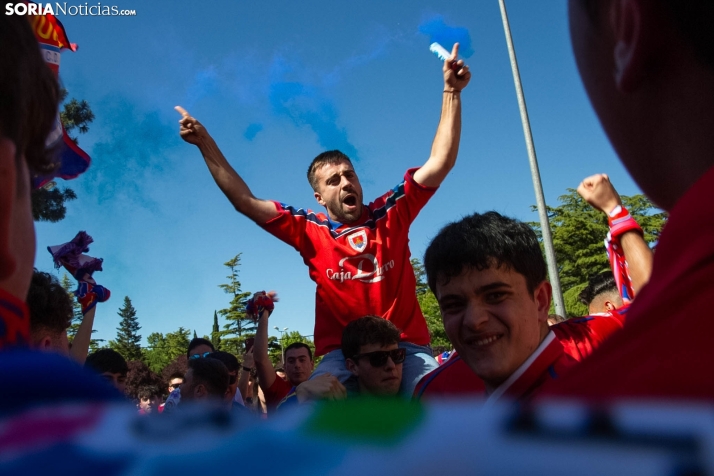 Recibimiento al CD Numancia en Teruel