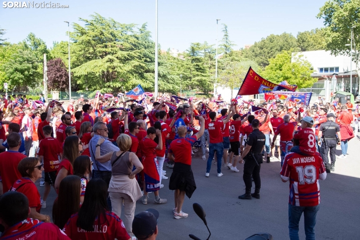 Recibimiento al CD Numancia en Teruel