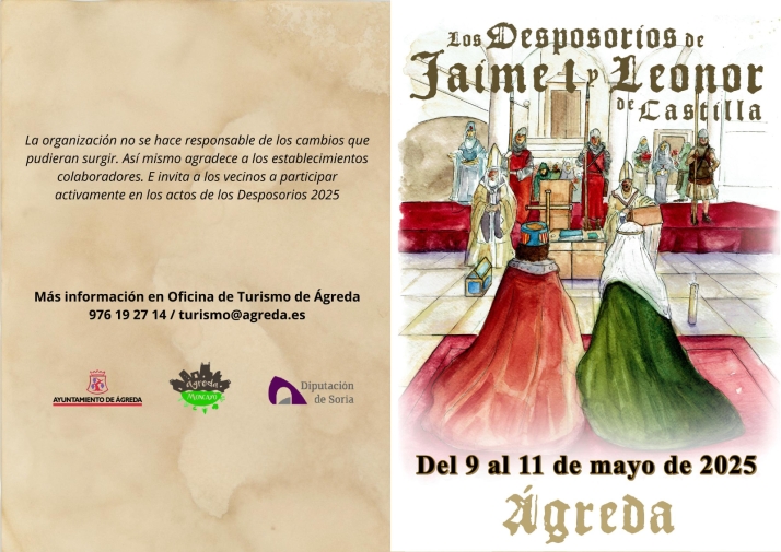 ACTUALIZACIÓN | Ágreda viaja al siglo XIII: todo listo para los Desposorios 2025