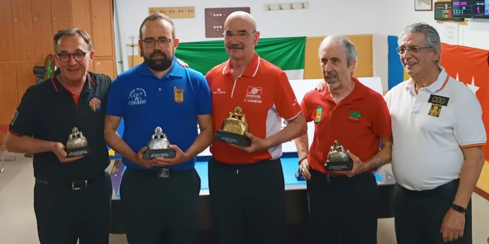 Pedro Camarero, del CA Numancia de Billar, triunfa en Alcobendas