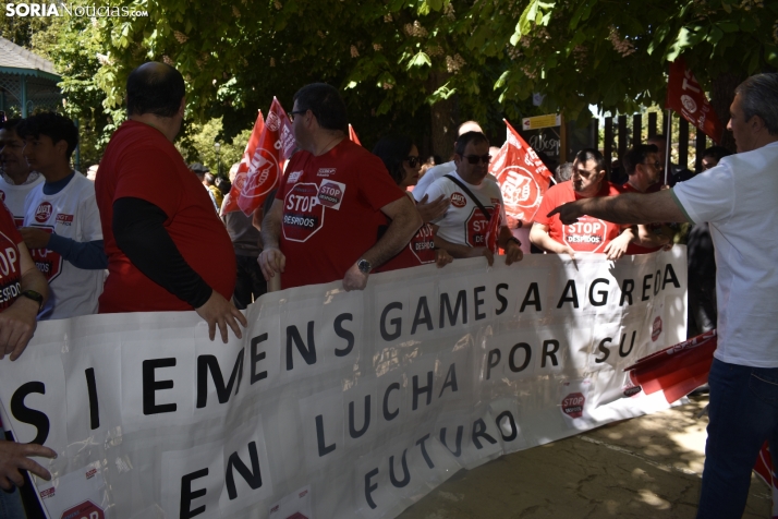 Concentración por el empleo en Ágreda. 