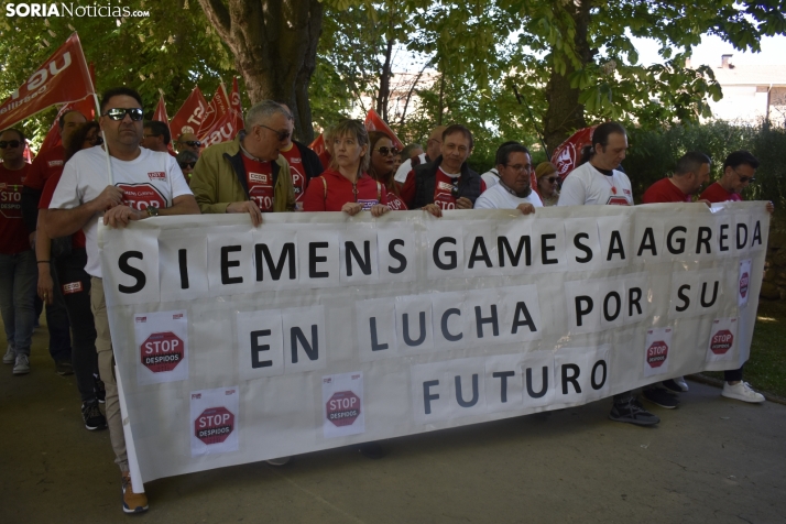 Concentración por el empleo en Ágreda. 