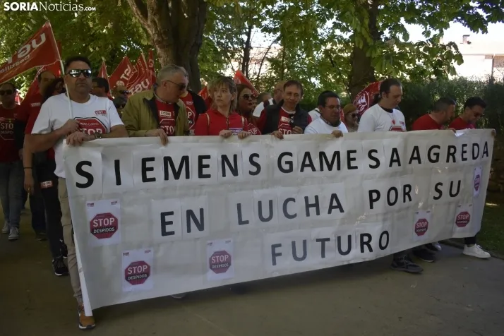 Concentración por el empleo en Ágreda. 