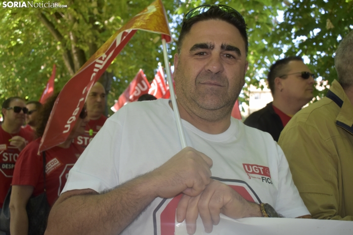 Concentración por el empleo en Ágreda. 