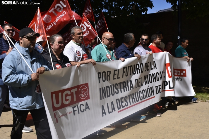 Concentración por el empleo en Ágreda. 