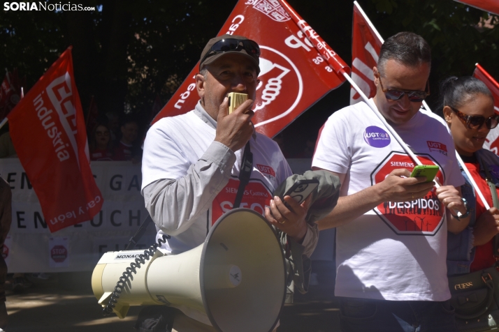 Concentración por el empleo en Ágreda. 