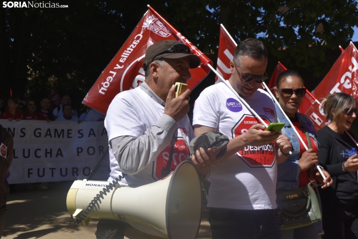 Concentración por el empleo en Ágreda. 