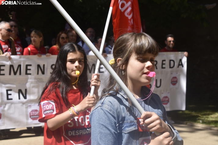 Concentración por el empleo en Ágreda. 