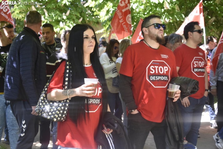 Concentración por el empleo en Ágreda. 