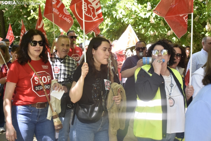 Concentración por el empleo en Ágreda. 