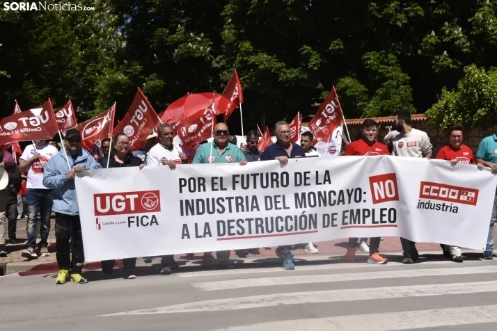Concentración por el empleo en Ágreda. 