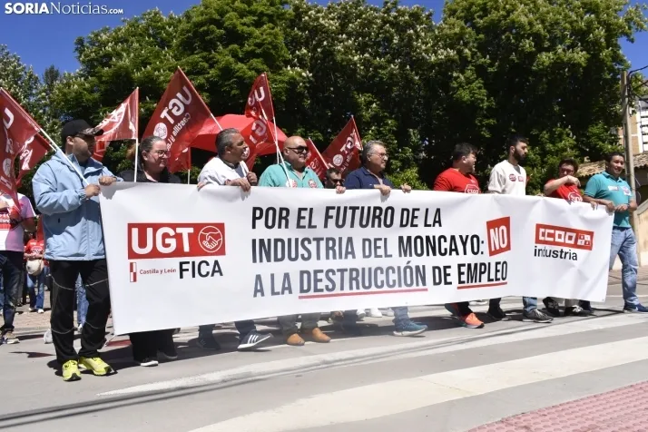 Concentración por el empleo en Ágreda. 