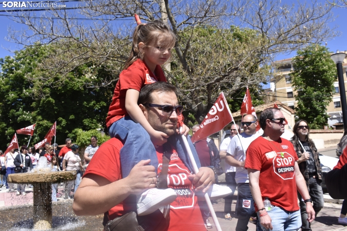 Concentración por el empleo en Ágreda. 