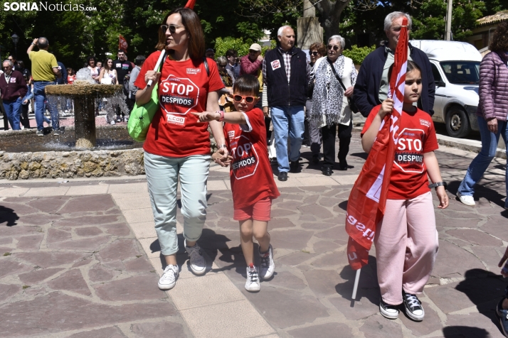Concentración por el empleo en Ágreda. 