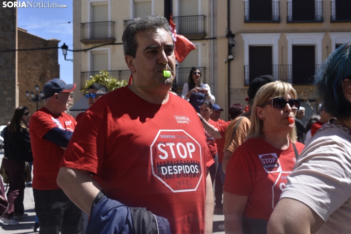 Concentración por el empleo en Ágreda. 