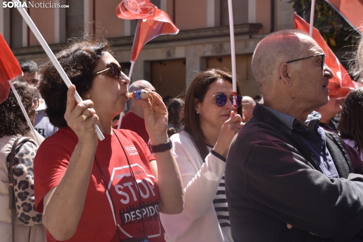 Concentración por el empleo en Ágreda. 