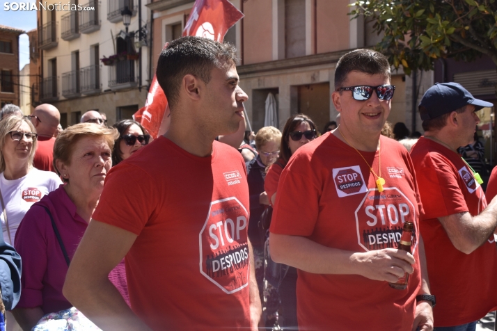 Concentración por el empleo en Ágreda. 