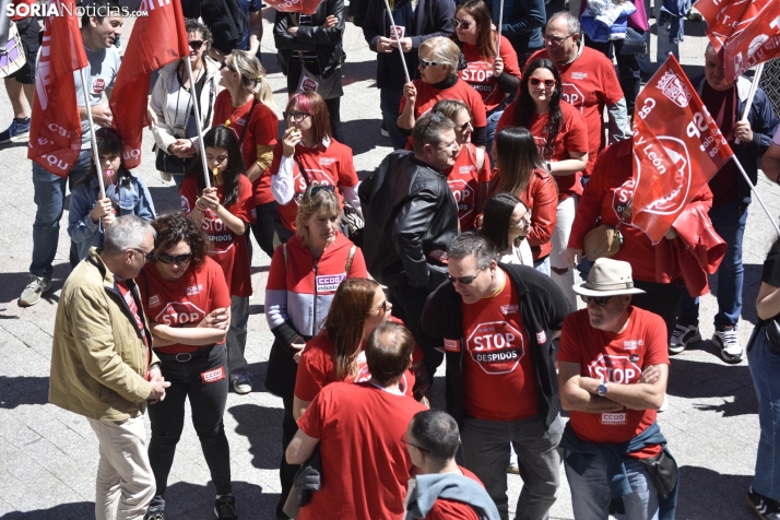 Concentración por el empleo en Ágreda. 