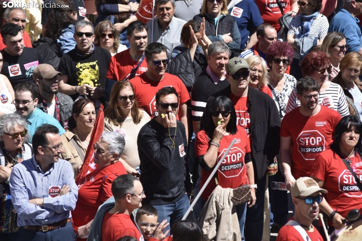 Concentración por el empleo en Ágreda. 