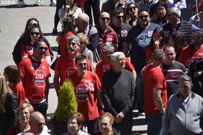 Concentración por el empleo en Ágreda. 