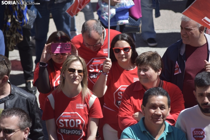 Concentración por el empleo en Ágreda. 