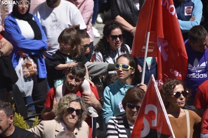 Concentración por el empleo en Ágreda. 