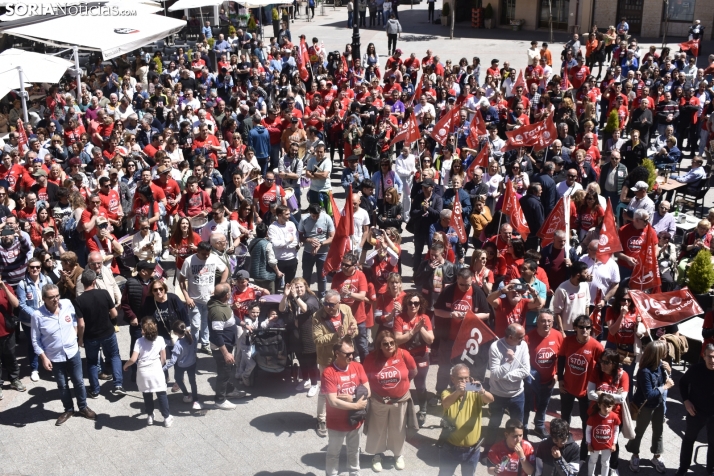 Concentración por el empleo en Ágreda. 