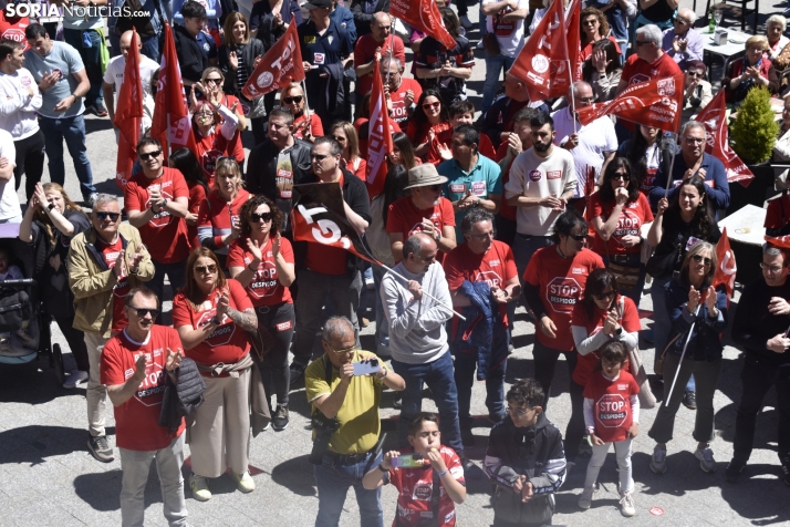 Concentración por el empleo en Ágreda. 