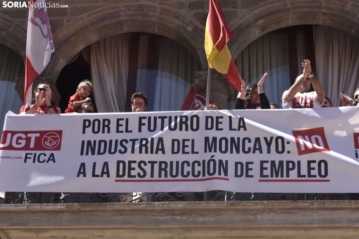 Concentración por el empleo en Ágreda. 