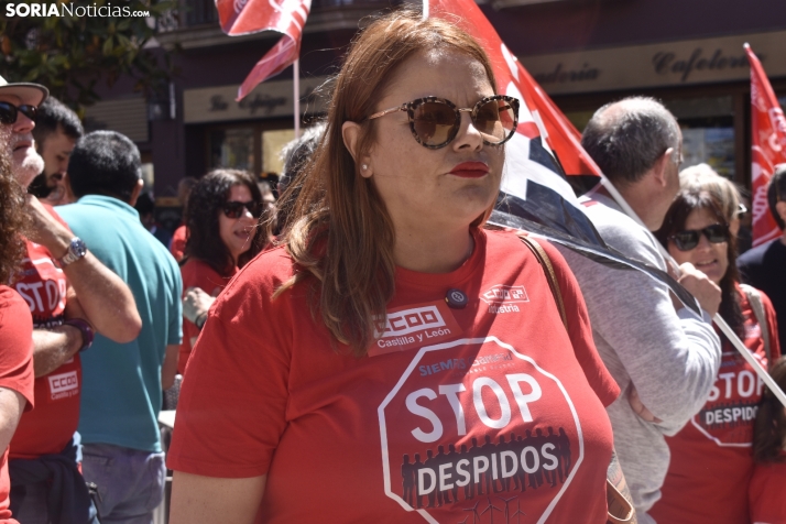 Concentración por el empleo en Ágreda. 