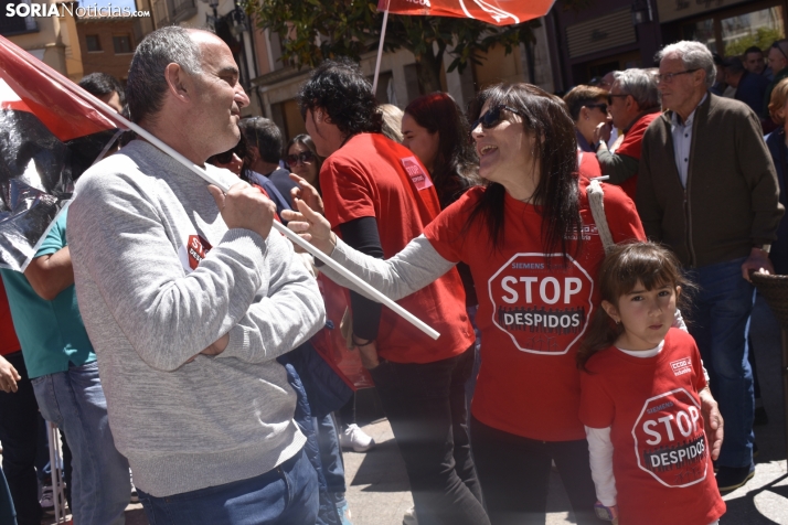 Concentración por el empleo en Ágreda. 