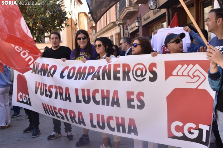 Concentración por el empleo en Ágreda. 