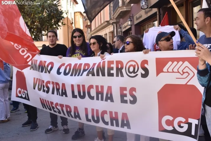 Concentración por el empleo en Ágreda. 