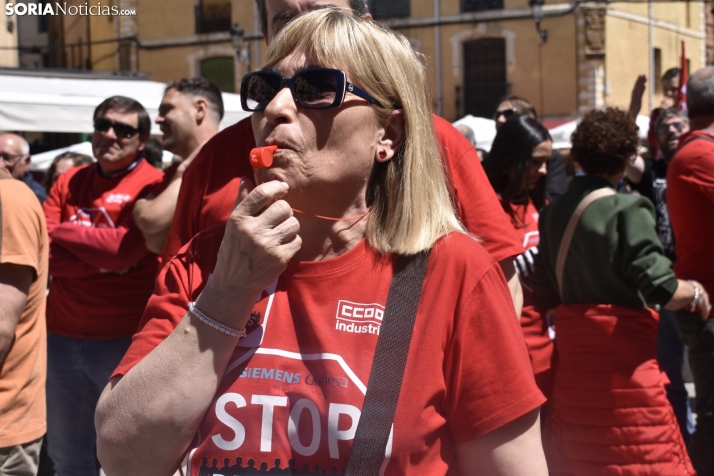 Concentración por el empleo en Ágreda. 