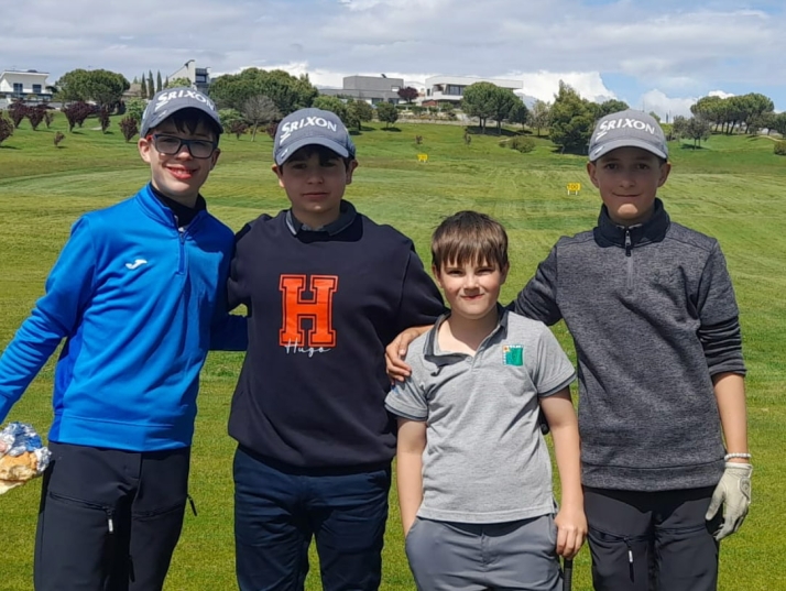 El Club de Golf Soria, octavo en el Campeonato de Castilla y León Interclubes por Equipos Infantil, Alevín y Benjamín