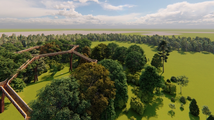 El Raso de la Nava, en Covaleda, tendrá una pasarela aérea de 240 metros