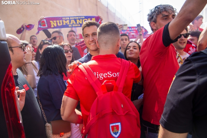 El Numancia no estará solo en Getafe y regala 50 entradas a la afición