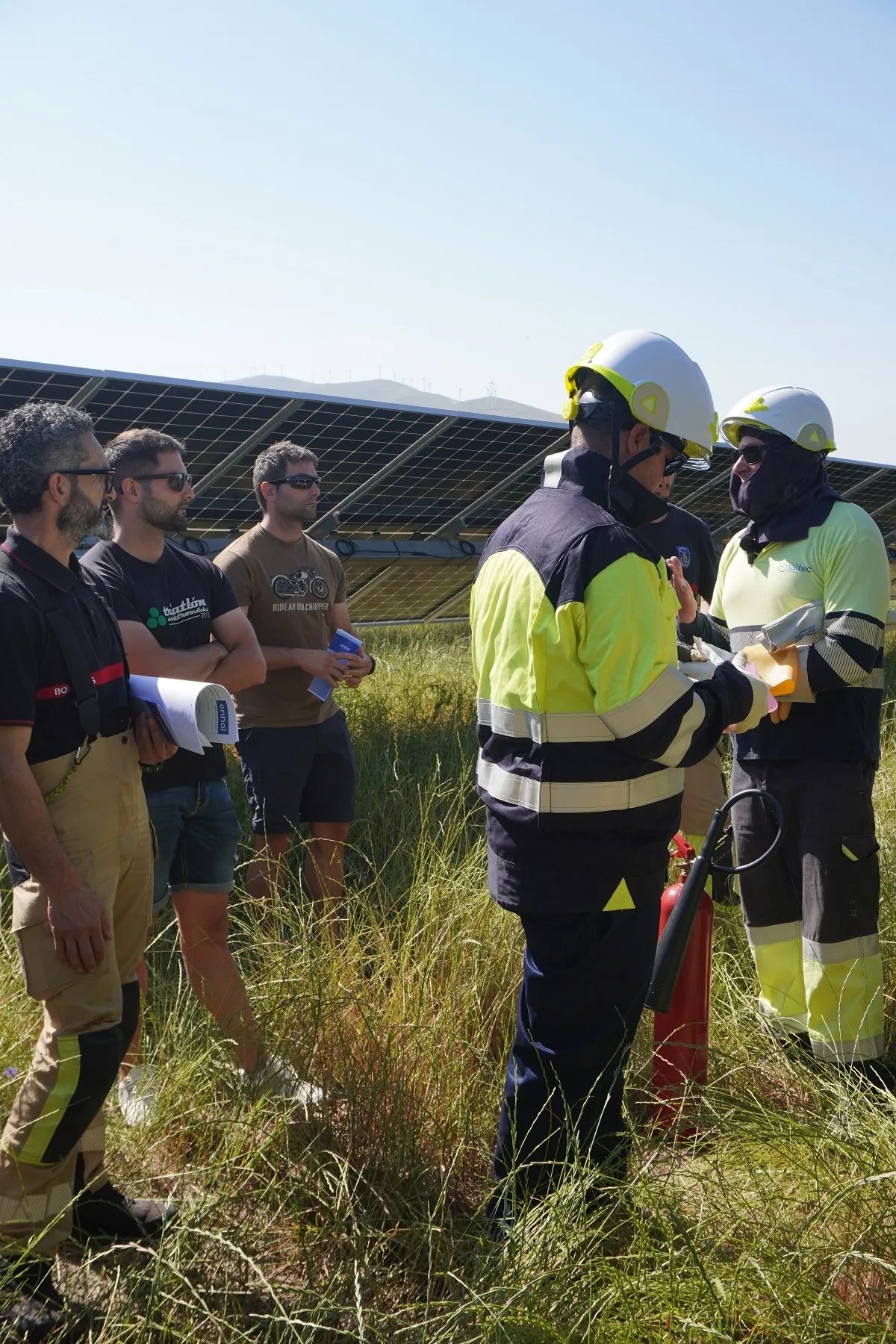 Foto 2 - As&iacute; se preparan los bomberos de la Diputaci&oacute;n para actuar en la creciente red de parques solares