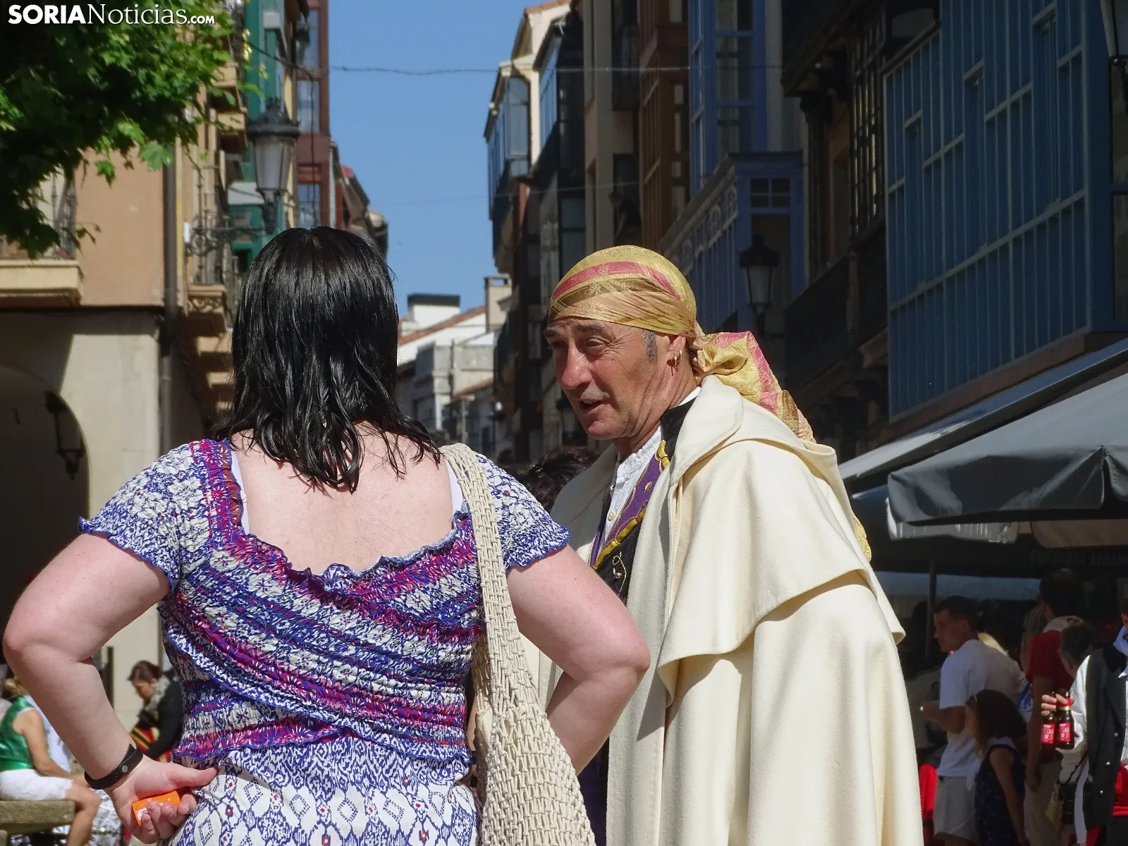 Una imagen previa al desfile del Domingo de Calderas hoy. /PC