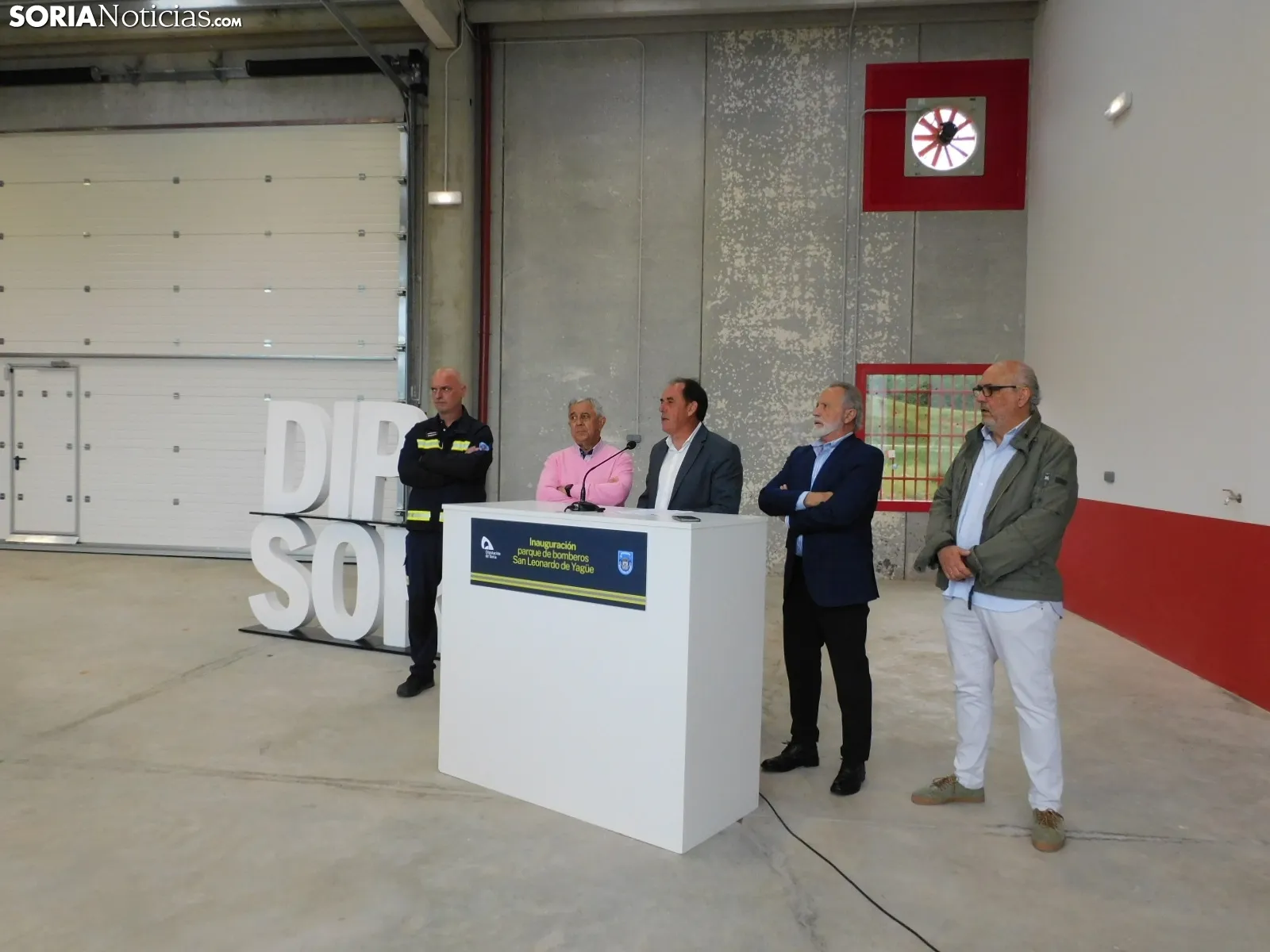 Inauguración parque de bomberos de San Leonardo de Yagúe